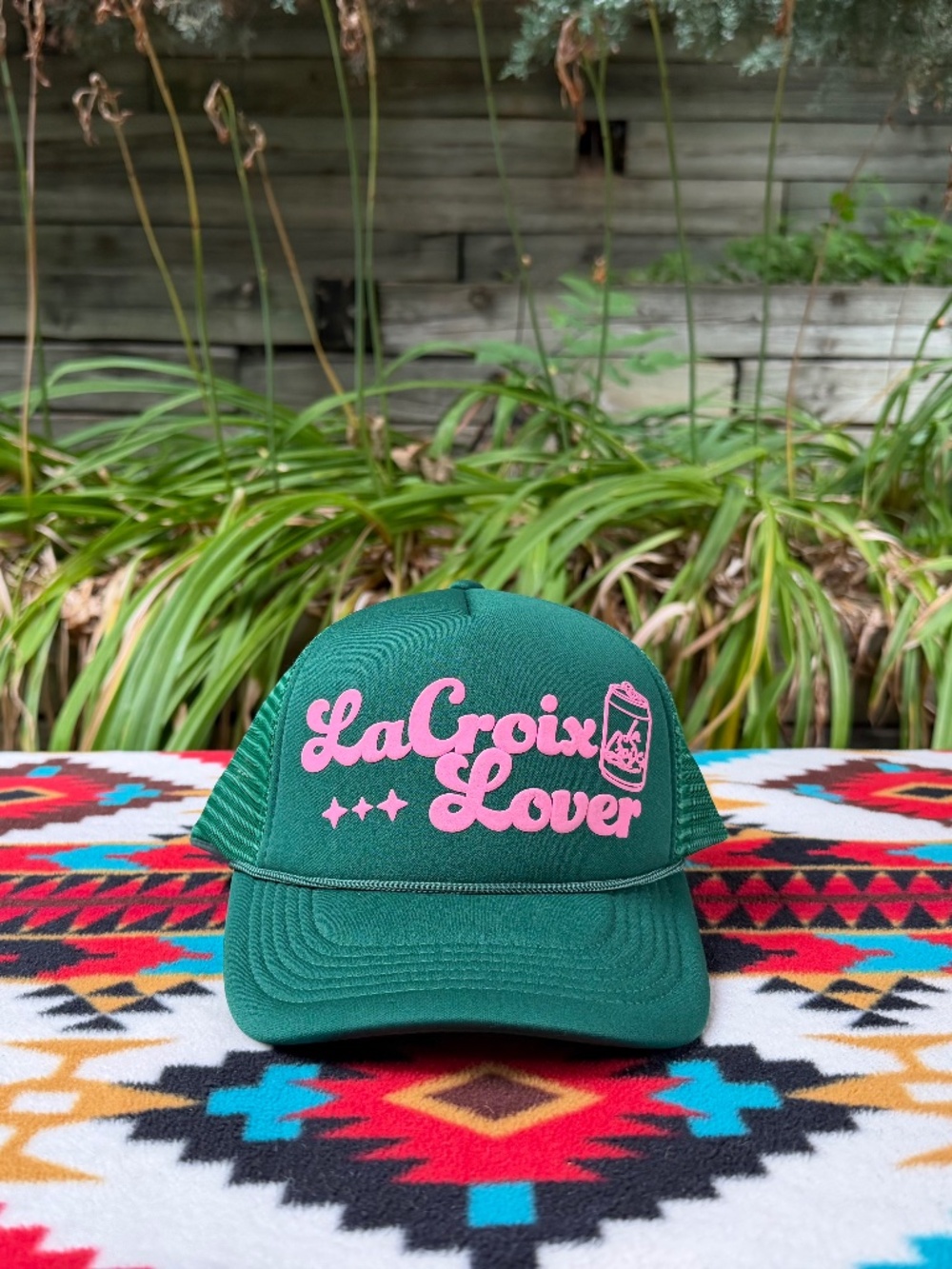 LaCroix Lover Green & Pink Foam Trucker Snapback Hat